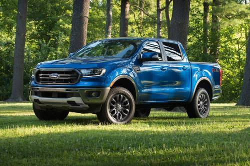 2020 Ford Ranger Lariat Crew Cab Pickup Exterior. FX2 Package Shown.