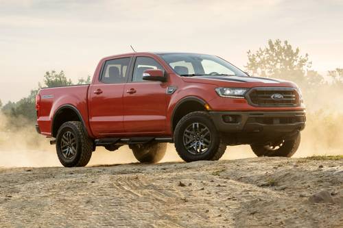 Ford Ranger Lariat Crew Cab Pickup Exterior. Tremor Package Shown.