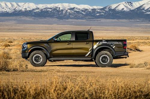 2024 Ford Ranger Raptor Crew Cab Pickup Profile