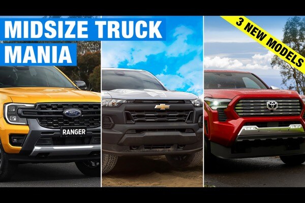 Midsize Truck Comparison: 2024 Ford Ranger vs. 2023 Chevrolet Colorado vs. 2024 Toyota Tacoma
