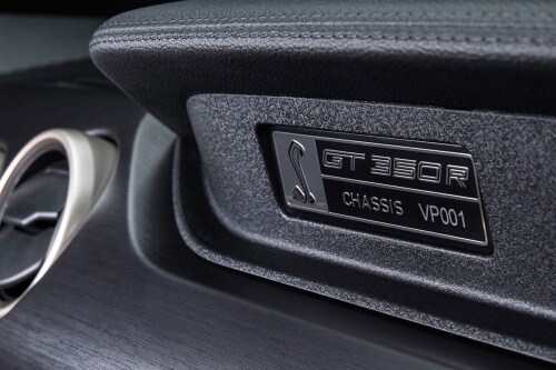 2016 Ford Shelby GT350 R Coupe Interior Detail