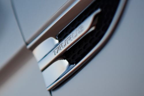 2010 Ford Taurus SHO Sedan Fender Badge Detail