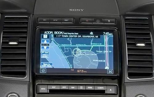 2011 Ford Taurus SHO Center Console