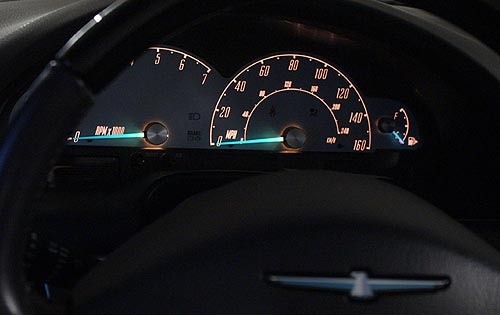 2002 Ford Thunderbird Deluxe Gauge Cluster