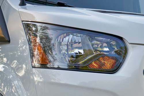 Ford Transit Cargo Van 350 Medium Roof Headlamp Detail