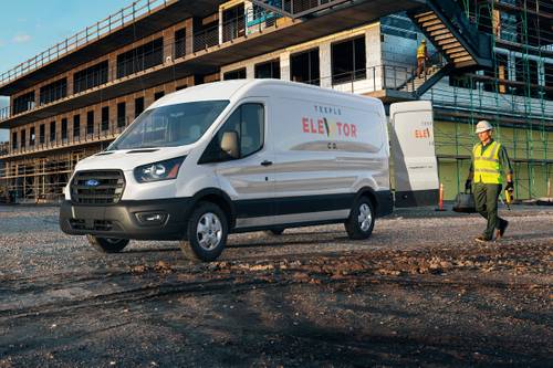 2024 Ford Transit Cargo Van 250 Medium Roof Lifestyle Exterior