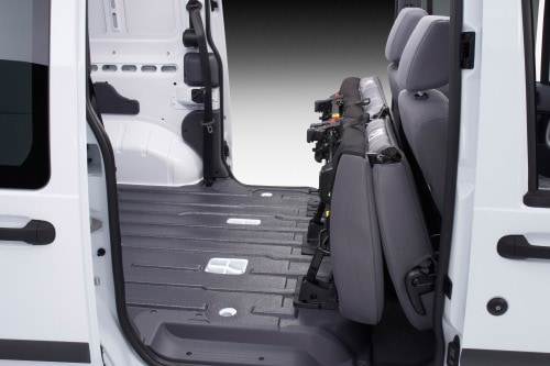 2010 Ford Transit Connect Cargo Van XLT Cargo Minivan Rear Interior