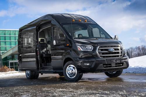 Ford Transit Passenger Van 350 HD XLT High Roof Exterior Shown