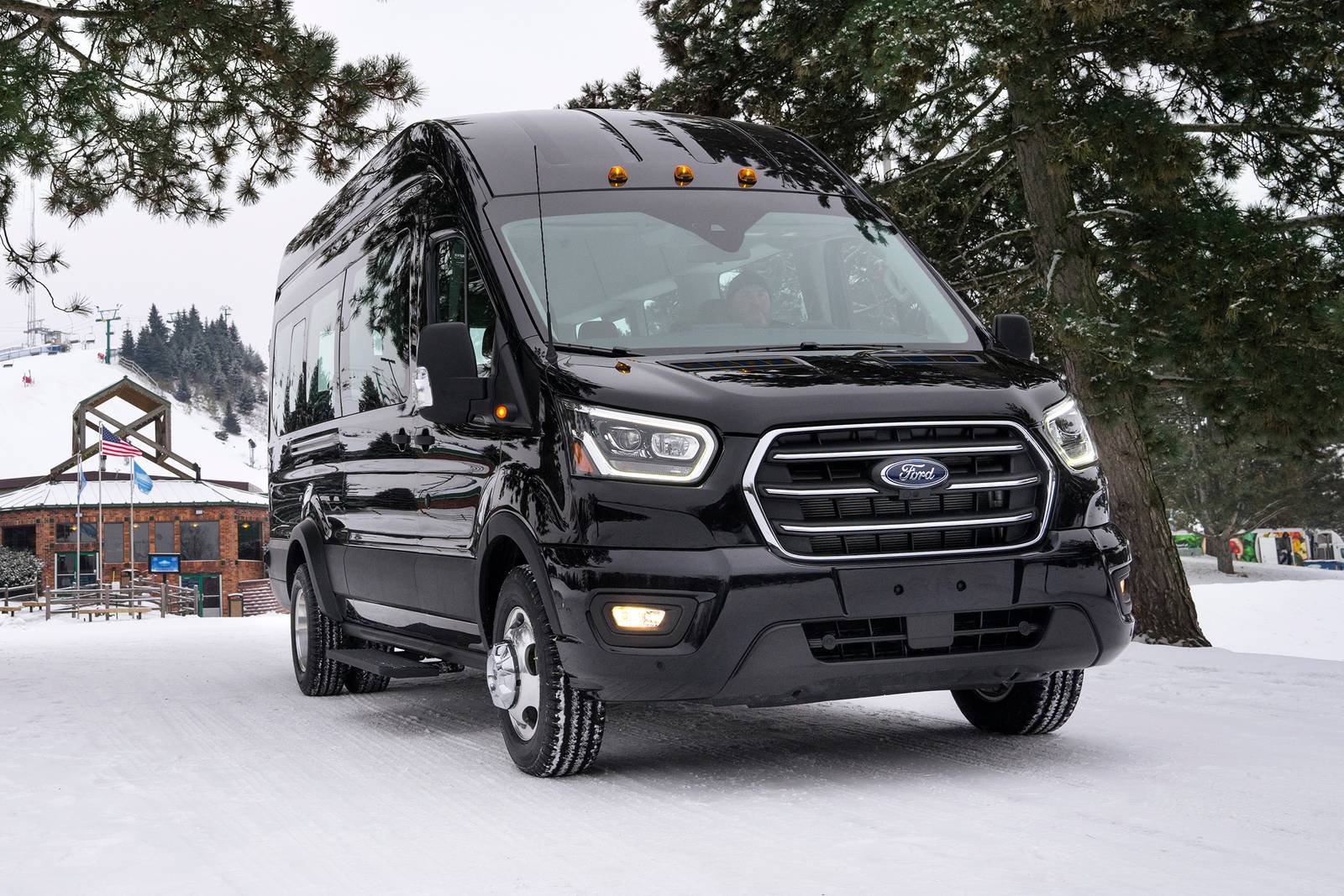 Black Ford Transit Passenger Van 2020 Ford Transit Crew Van Review