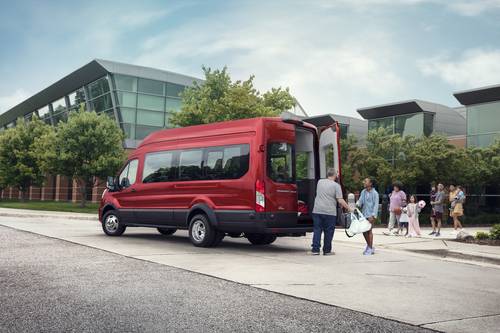 2025 Ford Transit Passenger Van 350 HD XLT High Roof Lifestyle Exterior