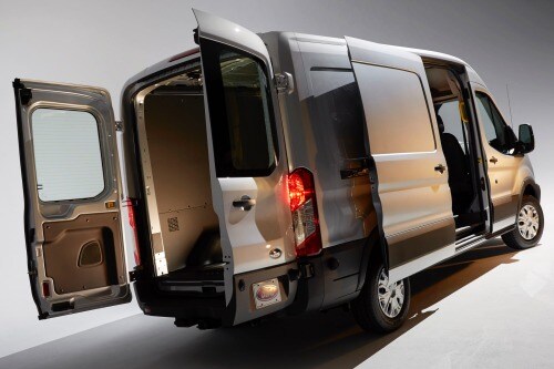 2017 Ford Transit Van 250 Medium Roof w/130" WB, Sliding Passenger Side Door Cargo Van Exterior