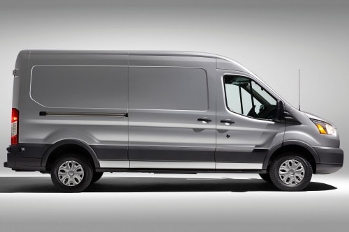 2017 Ford Transit Van 250 Medium Roof w/130" WB, Sliding Passenger Side Door Cargo Van Exterior Shown