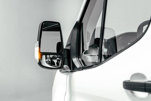 2018 Ford Transit Van 350 High Roof w/Sliding Passenger Side Door Cargo Van Exterior Mirror Detail