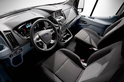 2018 Ford Transit Van 350 High Roof w/Sliding Passenger Side Door Cargo Van Interior Shown