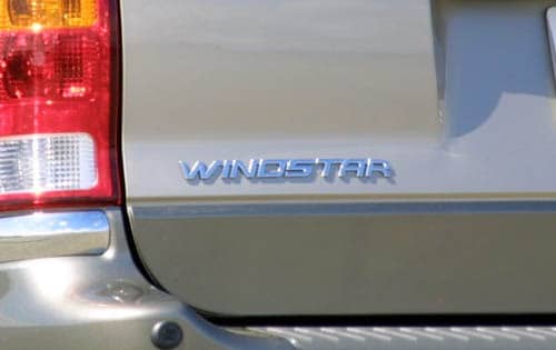 2001 Ford Windstar Rear Badging