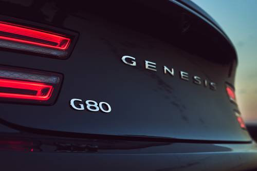 2023 Genesis Electrified G80 Sedan Rear Badge