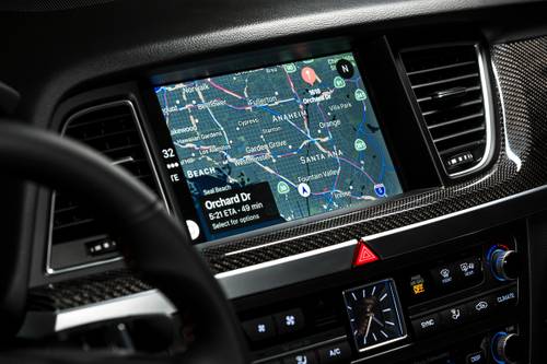 Genesis G80 3.3T Sport Sedan Navigation System
