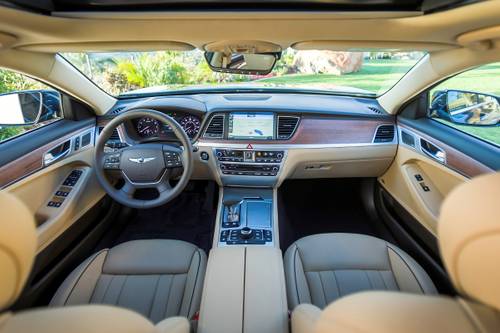 Genesis G80 3.8 Sedan Dashboard. Ultimate Package Shown.