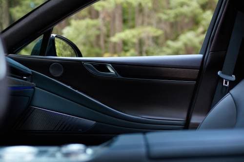 2021 Genesis G80 3.5T Sedan Interior Detail