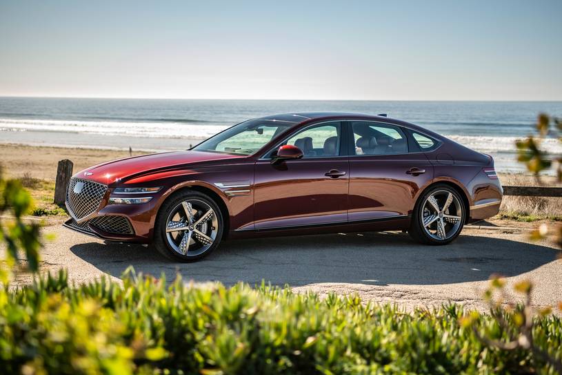 Genesis G80 3.5T Sport Sedan Exterior. Prestige Package Shown.