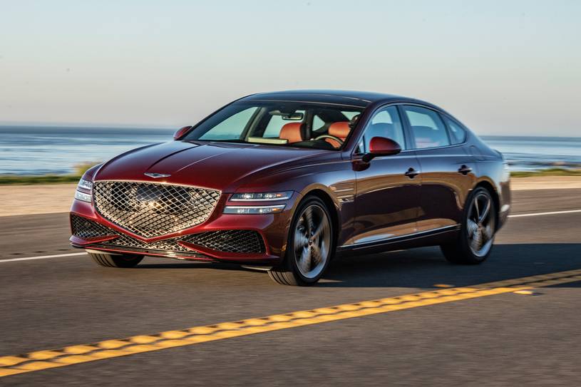 Genesis G80 3.5T Sport Sedan Exterior. Prestige Package Shown.