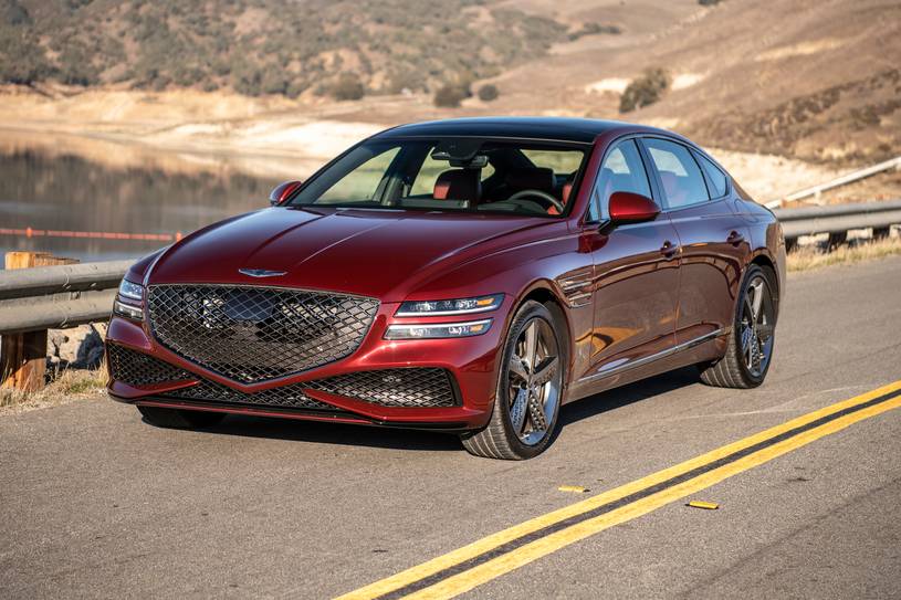 Genesis G80 3.5T Sport Sedan Exterior. Prestige Package Shown.