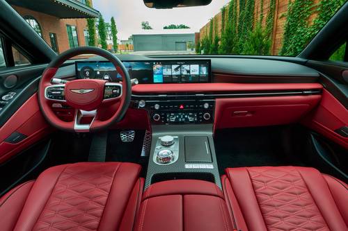 2025 Genesis G80 3.5T Sport Prestige Sedan Dashboard Shown