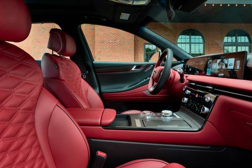 2025 Genesis G80 3.5T Sport Prestige Sedan Interior Detail