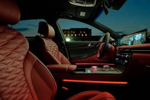 2025 Genesis G80 3.5T Sport Prestige Sedan Interior Detail