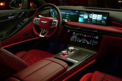 2025 Genesis G80 3.5T Sport Prestige Sedan Interior Detail