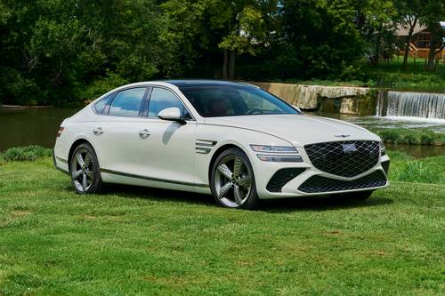 2025 Genesis G80 3.5T Sport Prestige Sedan Exterior Shown