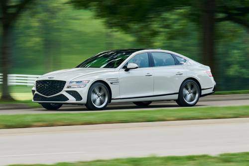 2025 Genesis G80 3.5T Sport Prestige Sedan Exterior Shown