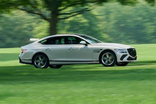 2025 Genesis G80 3.5T Sport Prestige Sedan Profile Shown