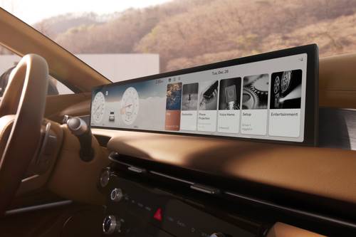 2026 Genesis G80 2.5T Advanced Sedan Center Console