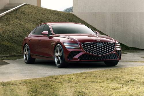 2026 Genesis G80 3.5T Sport Prestige Sedan Exterior Shown