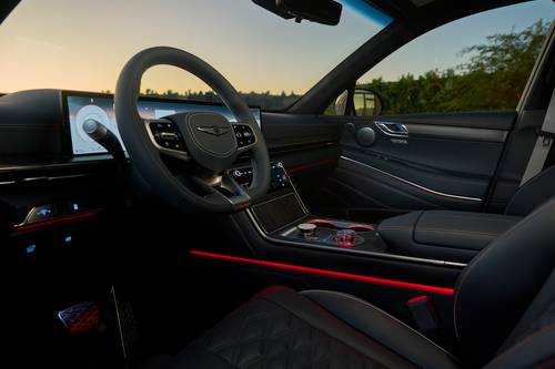 2025 Genesis GV80 Coupe 3.5T E-Supercharger 4dr SUV Steering Wheel Detail