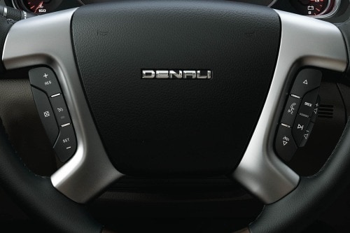 2016 GMC Acadia Denali 4dr SUV Steering Wheel Detail