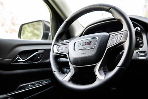GMC Acadia AT4 4dr SUV Steering Wheel Detail