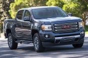 2016 GMC Canyon SLE Crew Cab Pickup Exterior. All-Terrain Package Shown.