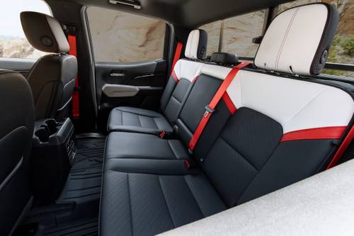 GMC Canyon AT4X Crew Cab Pickup Rear Interior