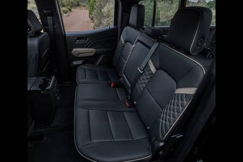 2025 GMC Canyon Denali Crew Cab Pickup Rear Interior