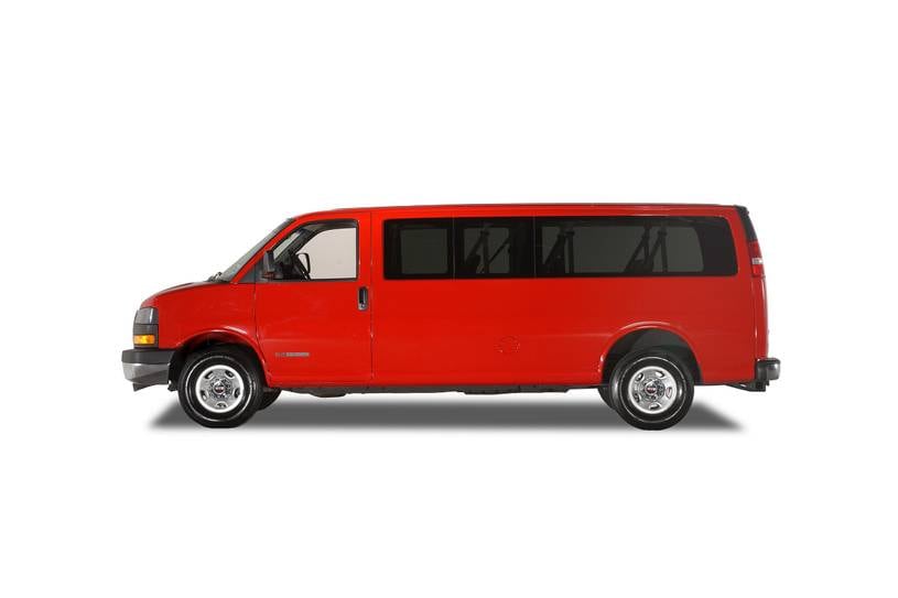 GMC Savana LT 3500 Passenger Van Profile Shown