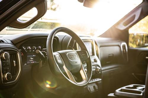 2022 GMC Sierra 1500 Limited Elevation Crew Cab Pickup Steering Wheel Detail