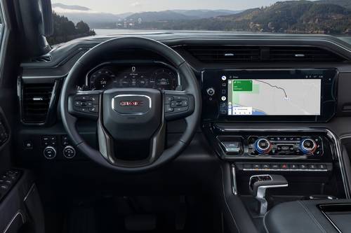 2025 GMC Sierra 1500 AT4X Crew Cab Pickup Steering Wheel Detail