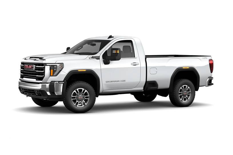 2025 GMC Sierra 3500HD SLE Regular Cab Pickup Profile Shown