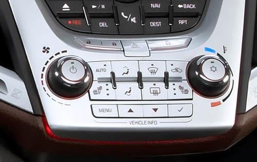 2012 GMC Terrain SLT Center Console