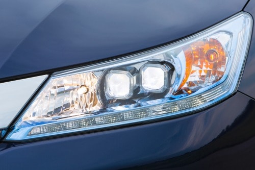 2014 Honda Accord Hybrid Touring Sedan LED Headlamp Detail