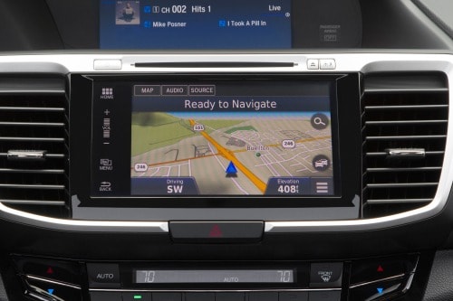 2017 Honda Accord Hybrid Touring Sedan Navigation System