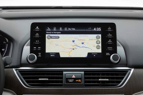 Honda Accord Touring Sedan Navigation System