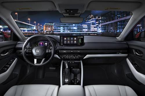 Honda Accord Touring Hybrid Sedan Dashboard Shown